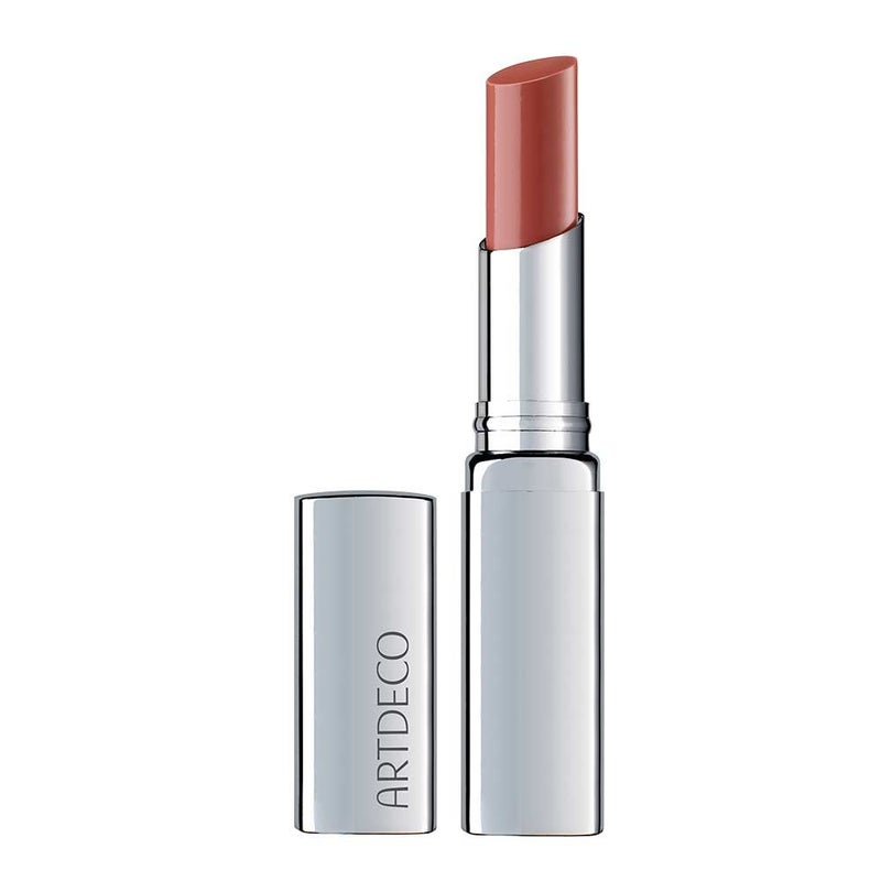 ARTDECO Color Booster Lip Balm in nude - nourishing lip balm with color-adapting pigments - lip plumper with spearmint flavor - prevents dryness & chapping - lip care with kernel oil - 0.1 Oz - Image 1